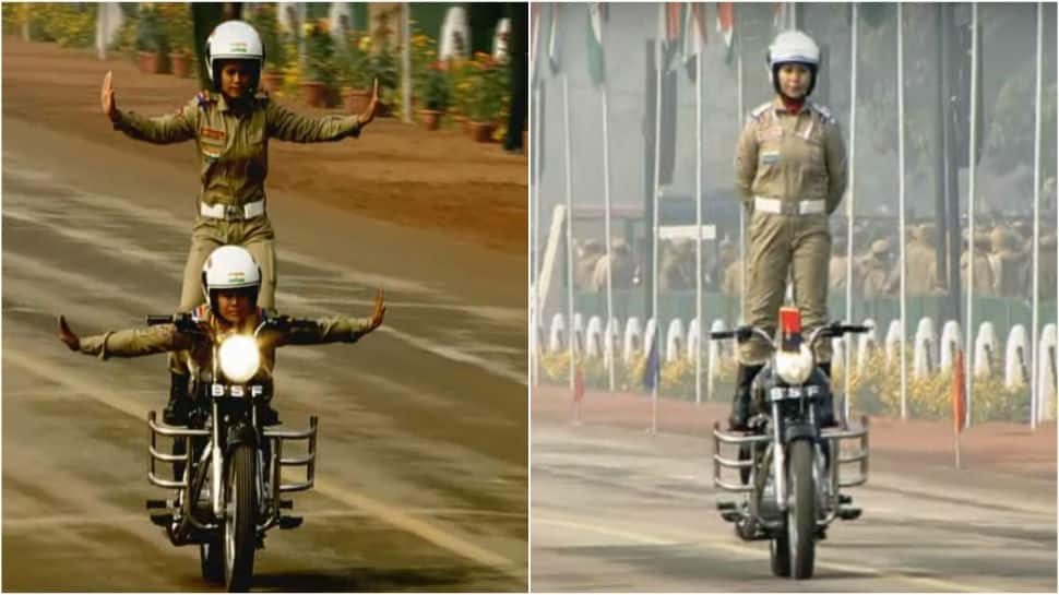 Republic Day 2018: BSF&#039;s women daredevils grab spotlight with epic bike stunts