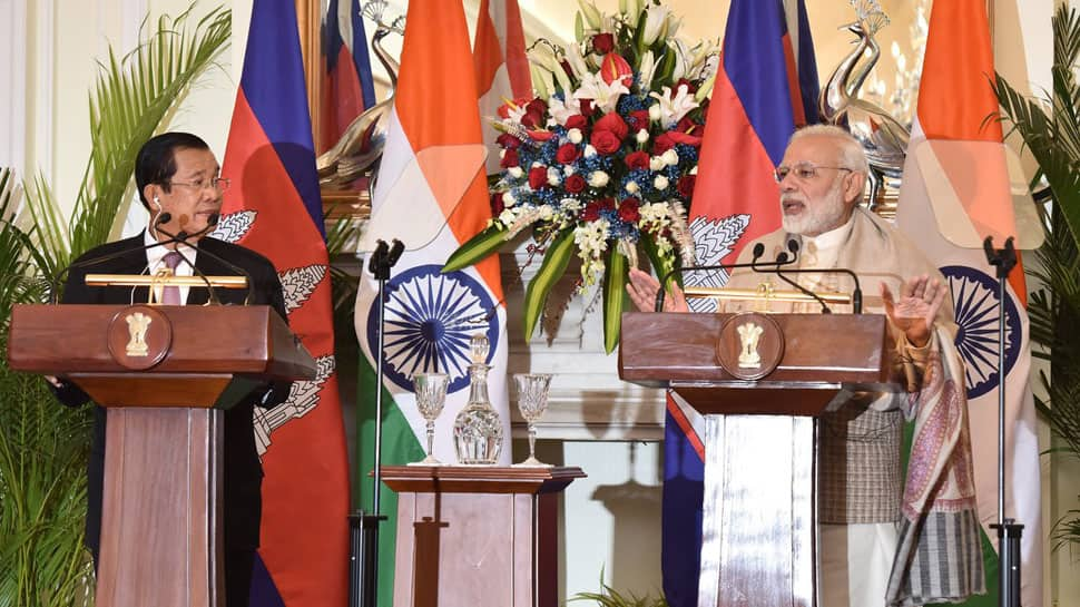 India, Cambodia ink four pacts, PM Modi says ready to further strengthen ties