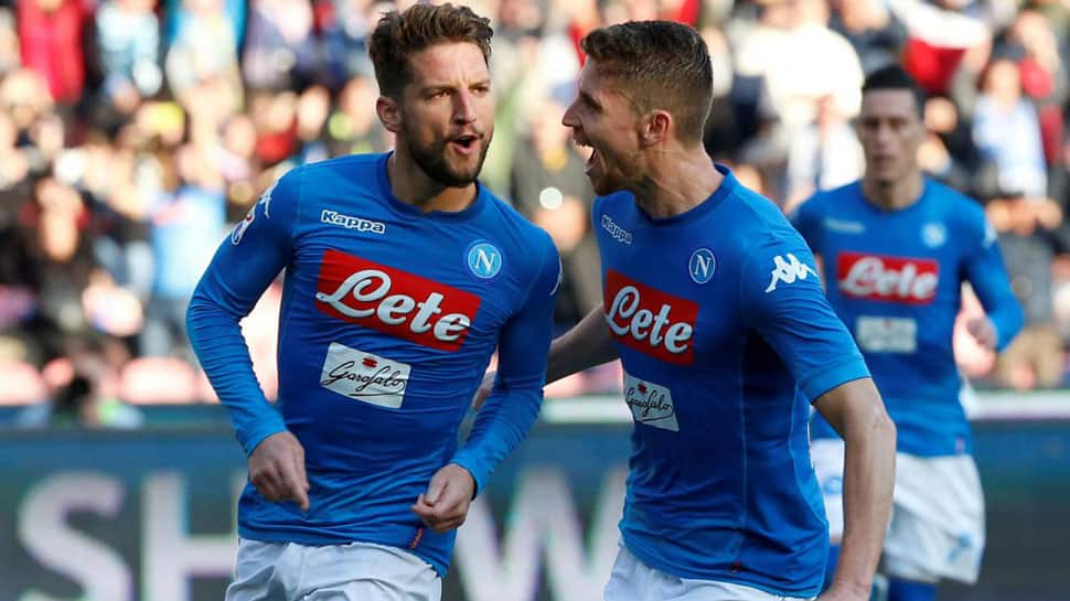 Dries Mertens keeps Napoli top, AC Milan stall Lazio in Serie A