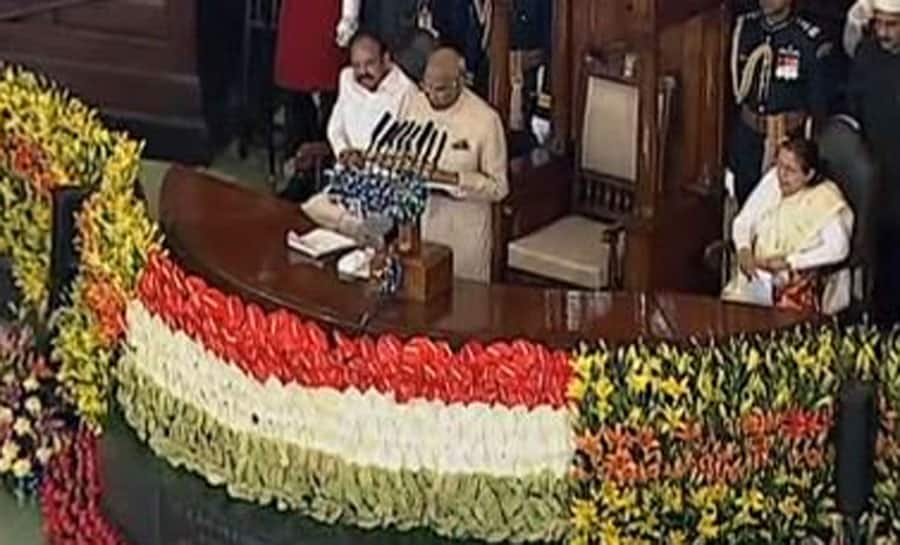 President Kovind addresses both Houses of the Parliament