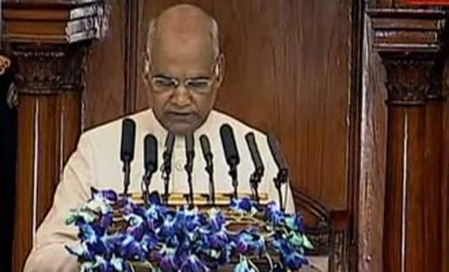 President Kovind addresses both Houses of the Parliament