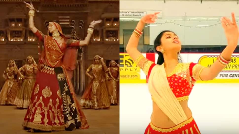 Padmaavat: Deepika Padukone will be proud of this girl doing Ghoomar on ice – Watch viral video