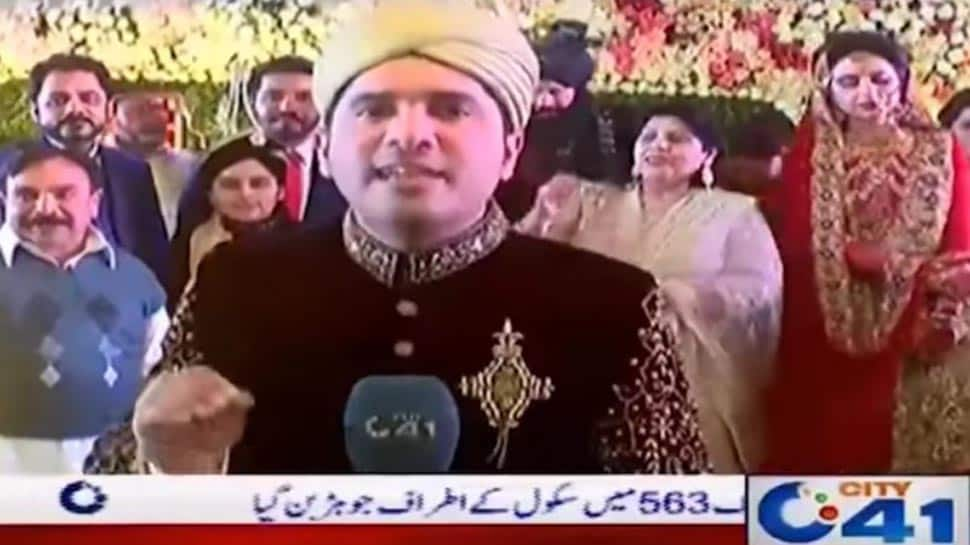 Watch: Pakistani reporter covers his own wedding, asks wife &#039;aapko kaisa lag raha hai&#039;