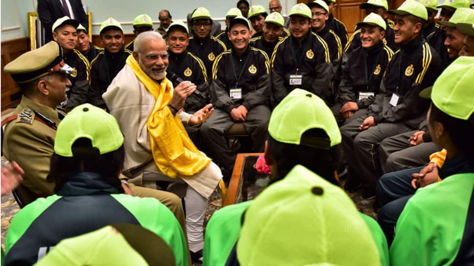 PM Modi meets children from Sikkim, Ladakh, urges them to work for a corruption-free India