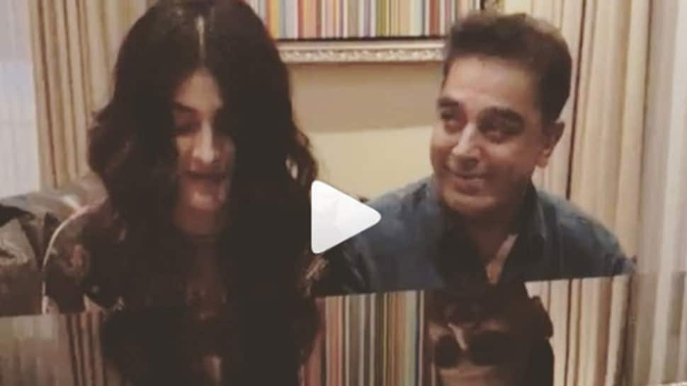 Kamal Haasan&#039;s jam session with daughter Shruti Haasan is breaking the internet—Watch video