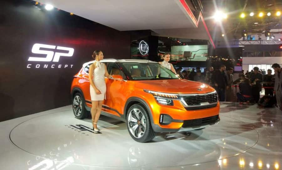 Auto Expo 2018: Kia SP Concept unveiled in India