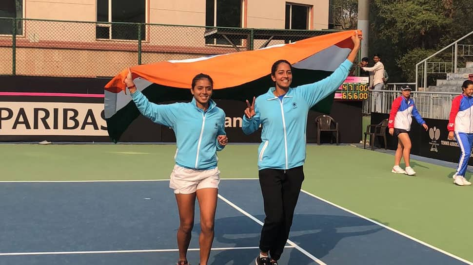 Fed Cup: Ankita Raina, Karman Kaur ensure India stay in Group I