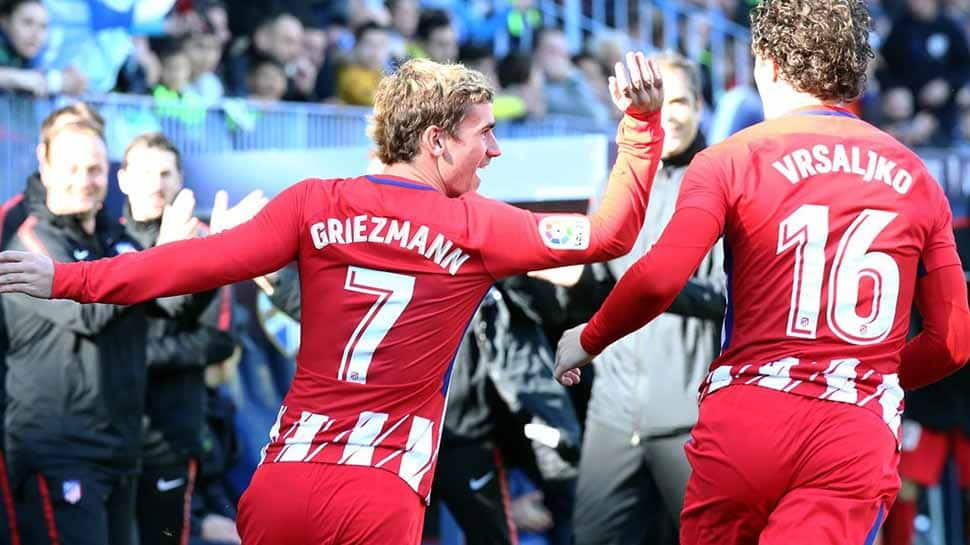 La Liga: Antoine Griezmann&#039;s early strike helps Atletico Madrid keep pressure on Barcelona