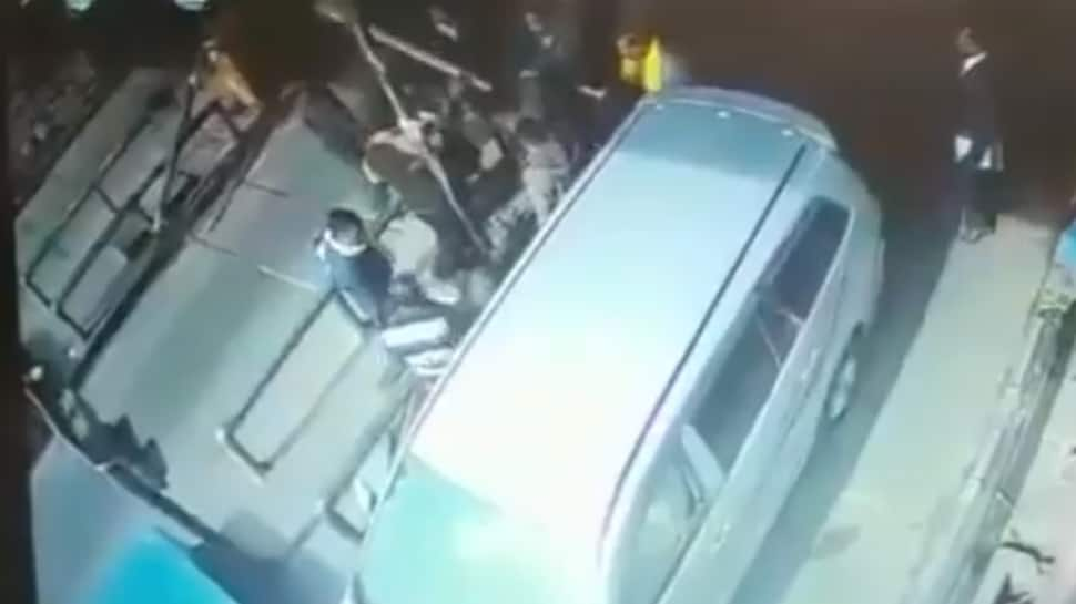 Watch: BJP MLA’s son and supporters beat up toll plaza employee in UP