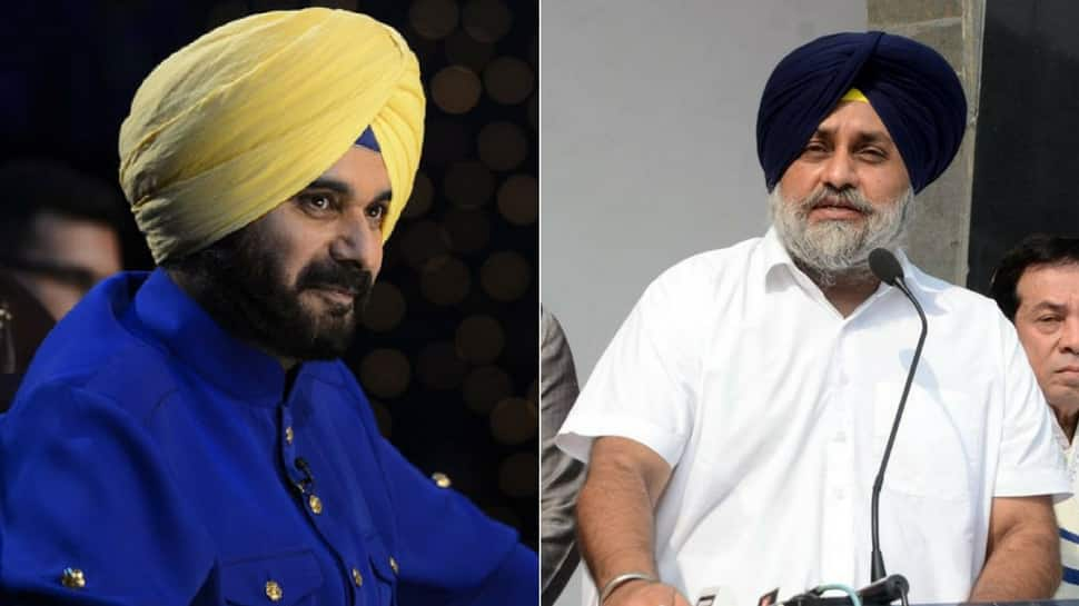 Navjot Singh Sidhu is like a monkey, says Sukhbir Singh Badal in attack over &#039;Virasat-e-Khalsa&#039;