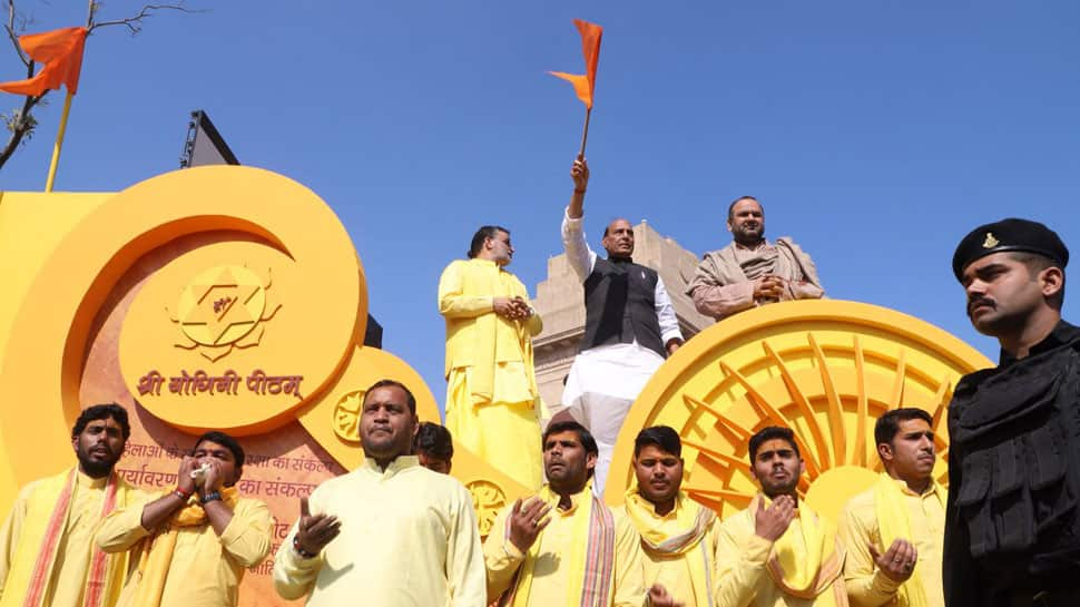 BJP flags off Mission 2019, launches Rath yatra to collect &#039;jal&#039;, &#039;mitti&#039; from religious places