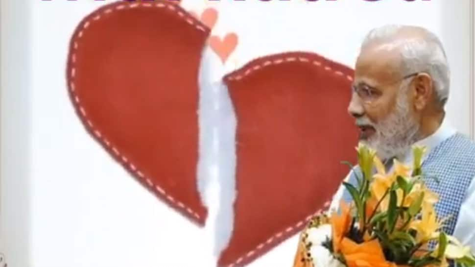 Congress tweets &#039;love&#039; for Modi on Valentine&#039;s Day, says &#039;make promises you can keep&#039;