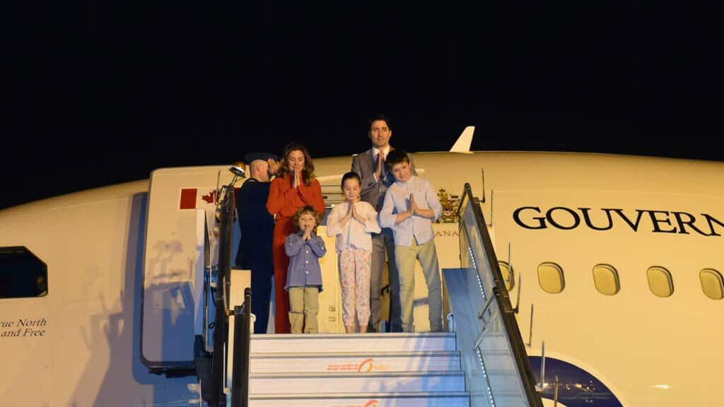  Canadian PM Justin Trudeau arrives in India for week-long state visit