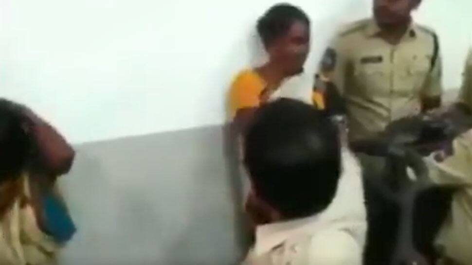 Caught on camera: Hyderabad top cop slaps woman accused of theft, transferred