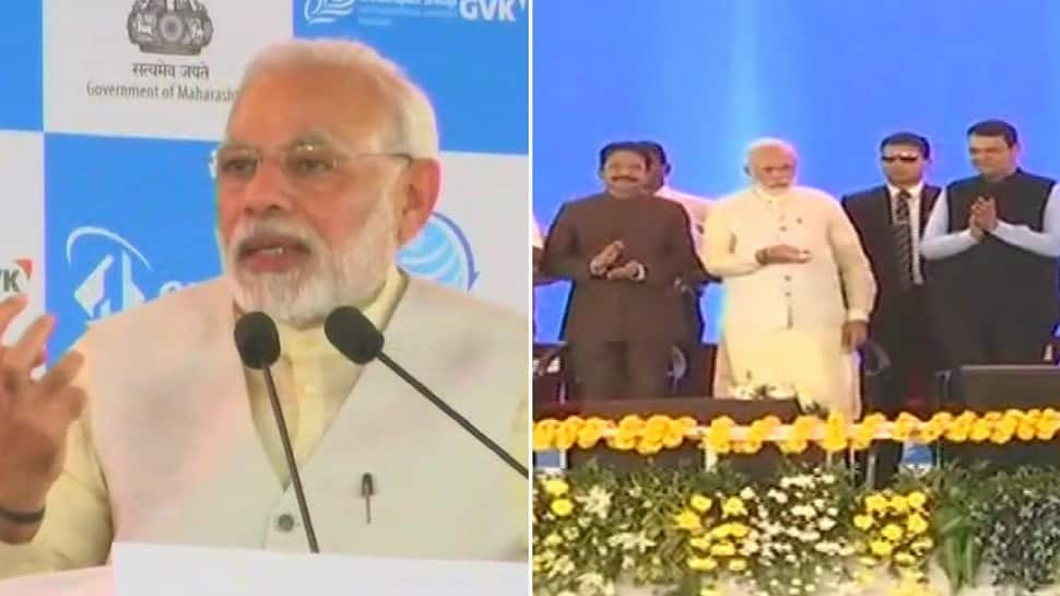 PM Narendra Modi lays foundation stone of Navi Mumbai International Airport, Shiv Sena fumes