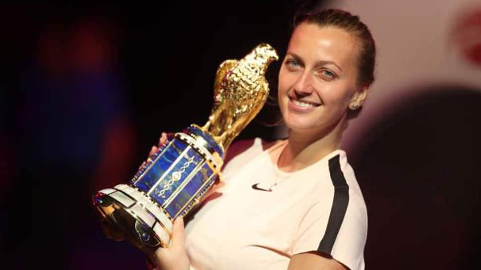 Petra Kvitova wins Qatar Open title to clinch top-10 return