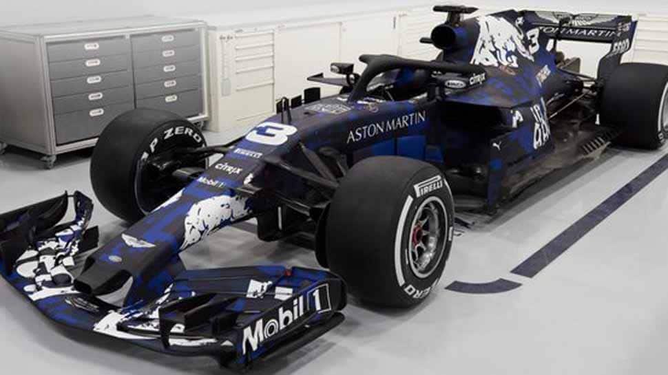 Red Bull launch new F1 car with temporary livery