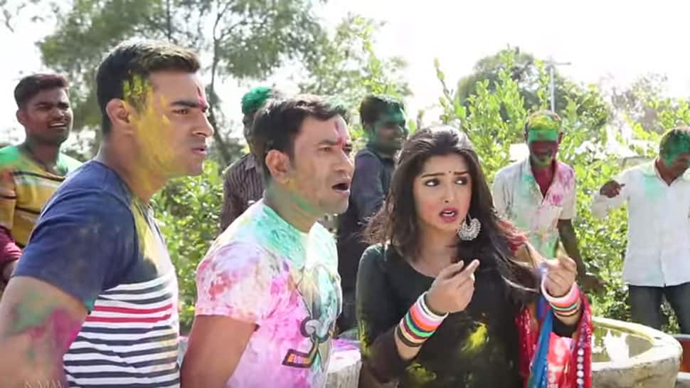 Holi Mein GST Jor Ke: Nirahua aka Dinesh Lal Yadav&#039;s viral Bhojpuri song with Amrapali Dubey crosses 4 mn views on YouTube