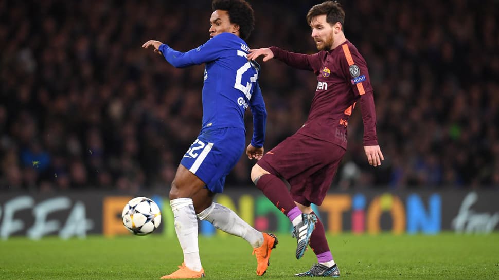 Chelsea scorer Willian wants Blues to press harder at Camp Nou to beat Barcelona in return leg  