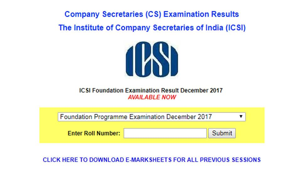 ICSI CS Foundation results 2017 out @icsi.edu; Garima Vaish, Qasim Saif emerge toppers