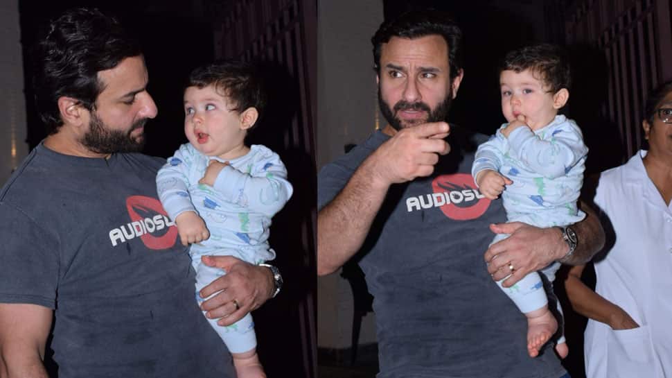Drop everything else and check out Taimur&#039;s latest pic where he can&#039;t take eyes off daddy Saif Ali Khan!