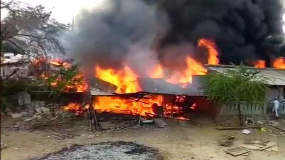 Massive fire in scrap godown in Gujarat, 7 fire tenders rushed