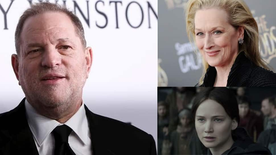 Harvey Weinstein apologises for citing Meryl Streep and Jennifer Lawrence in legal defence