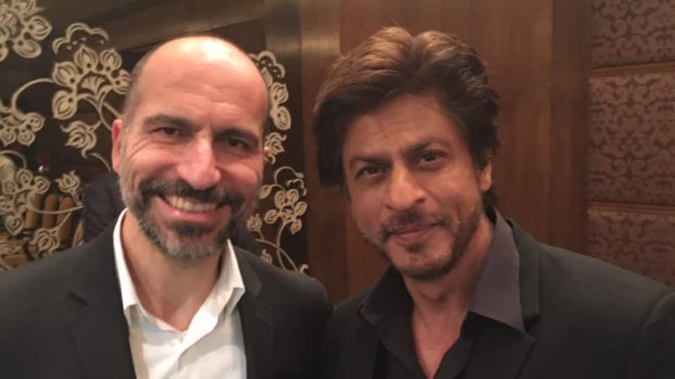 &#039;Cooler than King Khan&#039;: Uber CEO&#039;s photo with Shah Rukh has Twitter going crazy