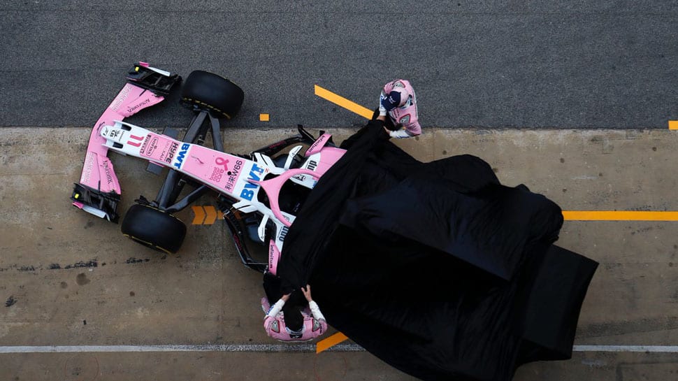 Force India reveal new car VJM11 for 2018 Formula 1 season