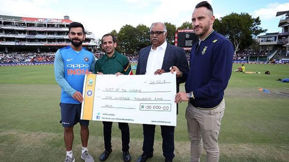 Virat Kohli &amp; Co donate for Cape Town water crisis