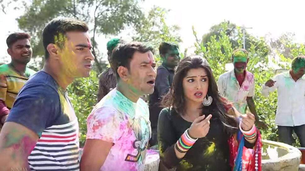 Holi Mein GST Jor Ke: Nirahua aka Dinesh Lal Yadav-Amrapali Dubey&#039;s Bhojpuri song crosses 12 mn views on YouTube
