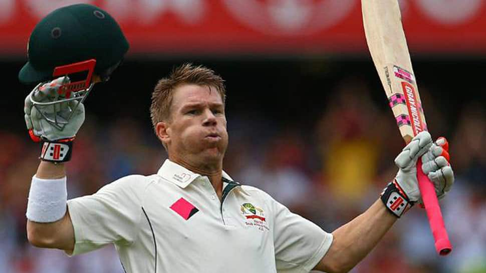 Australia reach 95/3 at lunch on Day One with David Warner half-century