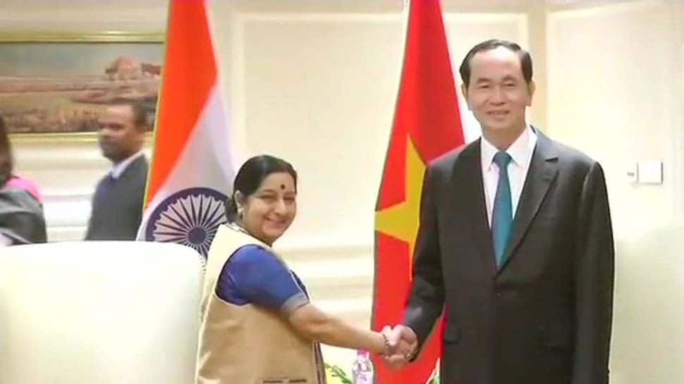 Sushma Swaraj calls on Vietnam President