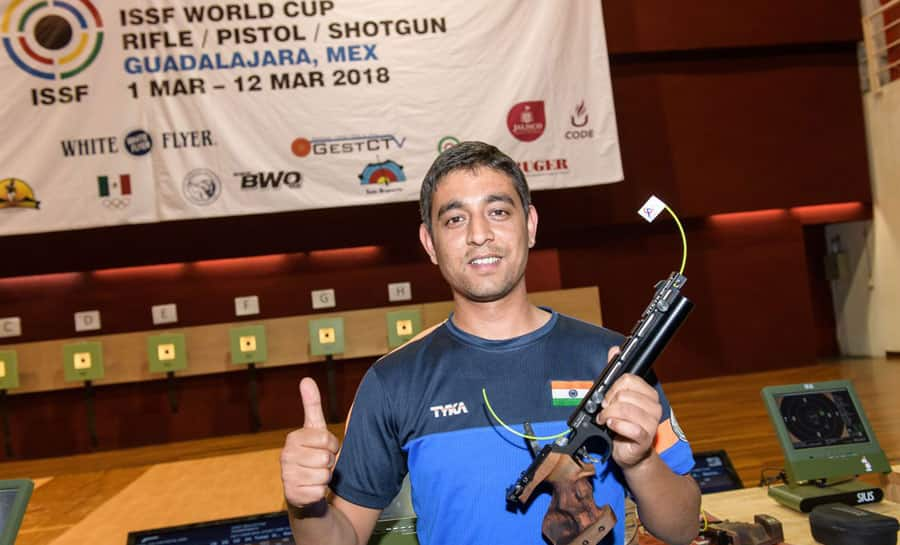 Shahzar Rizvi shoots world-record gold in maiden World Cup