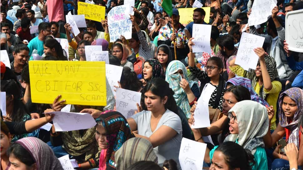 SSC exam paper leak: Jawaharlal Nehru Stadium metro station remains shut as aspirants continue protest