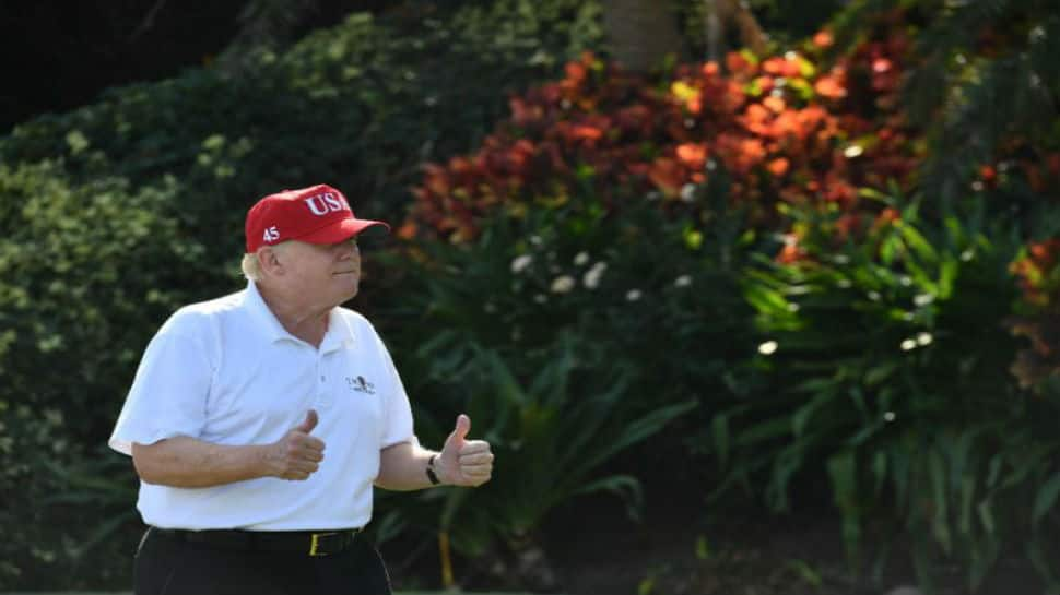 Donald Trump hits a century, spends 100th day at golf course since becoming President