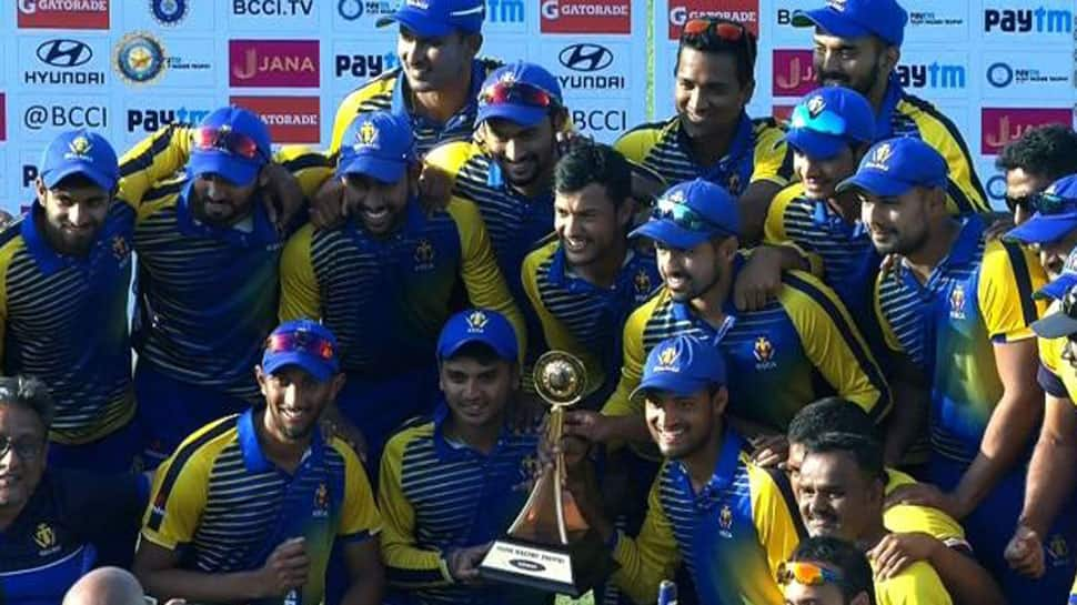 Vijay Hazare champions Karnataka to face India B in Deodhar final