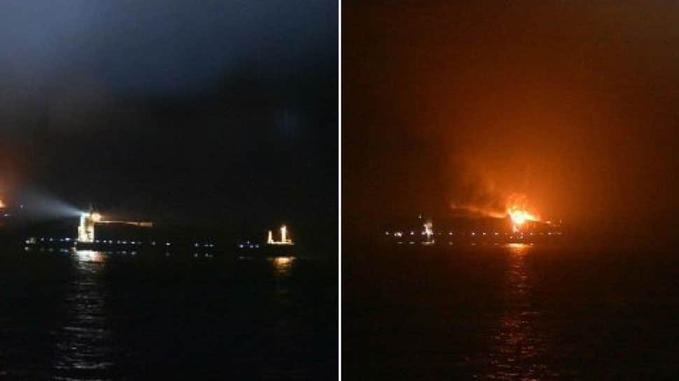 Blast at Maersk container ship near Lakshwadeep Islands, 23 rescued, search on for missing crew