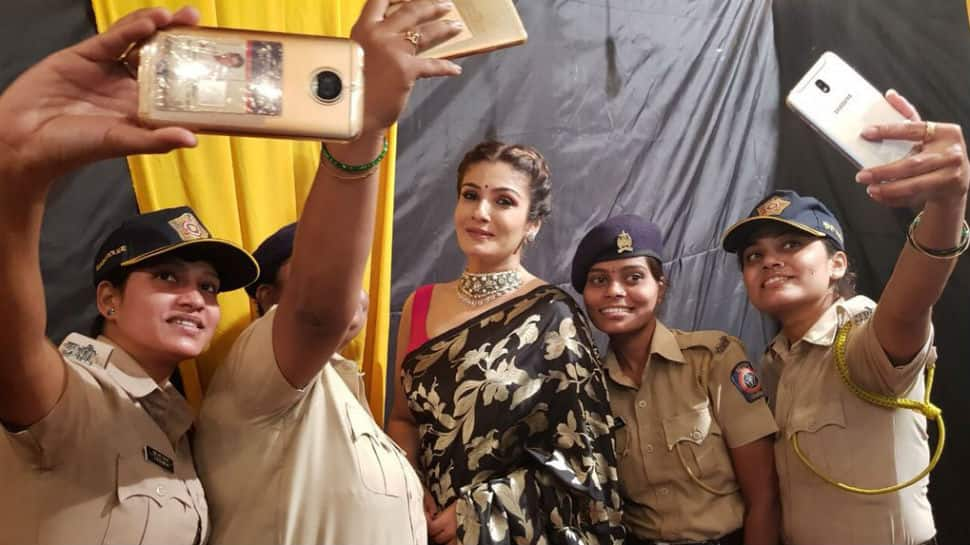 FIR against Raveena Tandon for shooting inside temple in Odisha