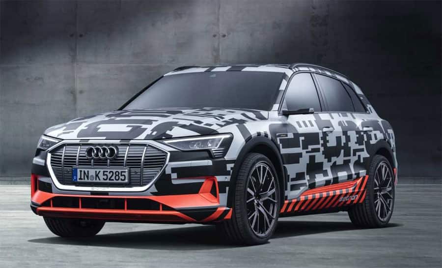 Audi unveils e-tron quattro prototype at Geneva Motor Show