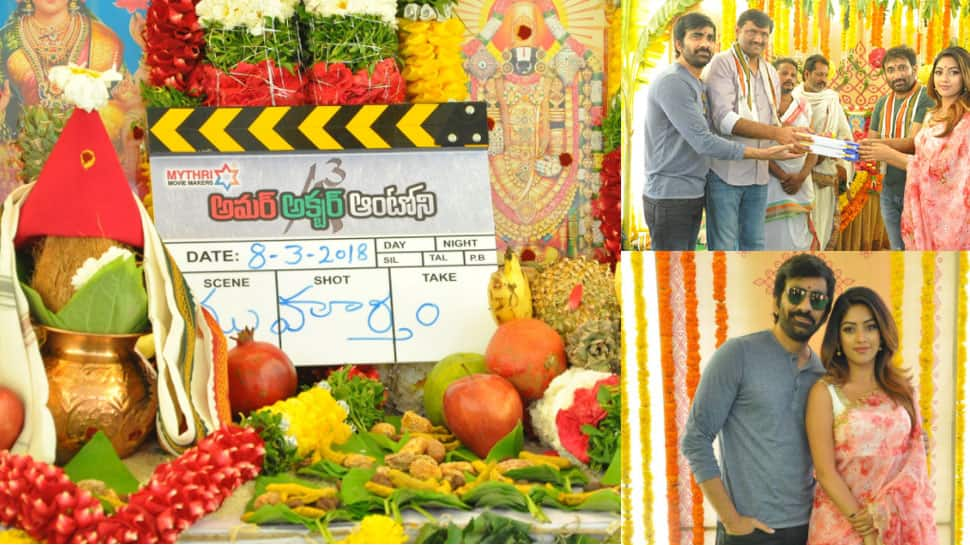 Mass Maharaja Ravi Teja&#039;s &#039;Amar Akbar Anthony&#039; launched—See pics