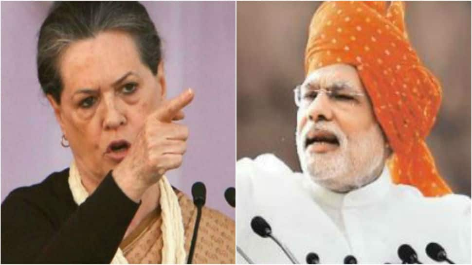 Was India a giant black hole before 2014? Sonia Gandhi questions BJP&#039;s claims of progress