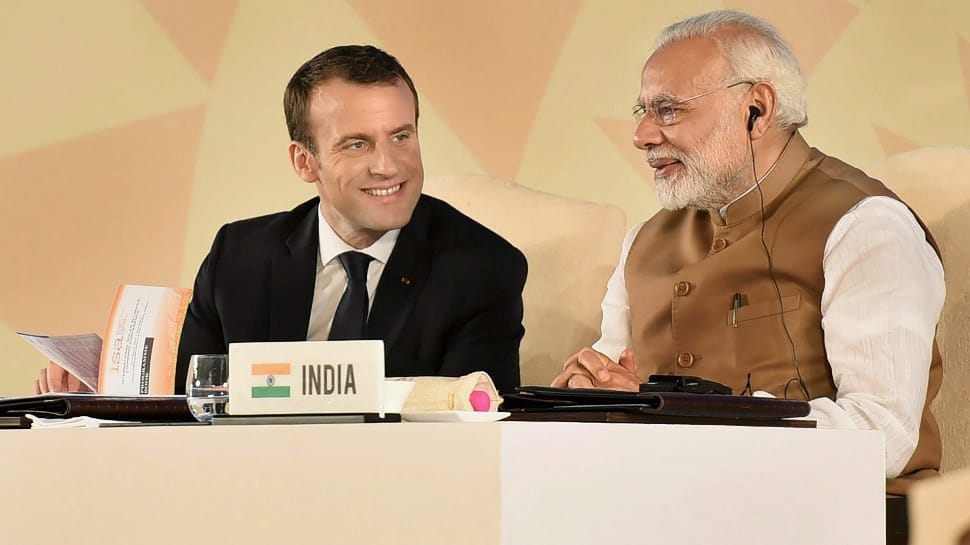 French President Emmanuel Macron pledges 700 million euros to International Solar Alliance