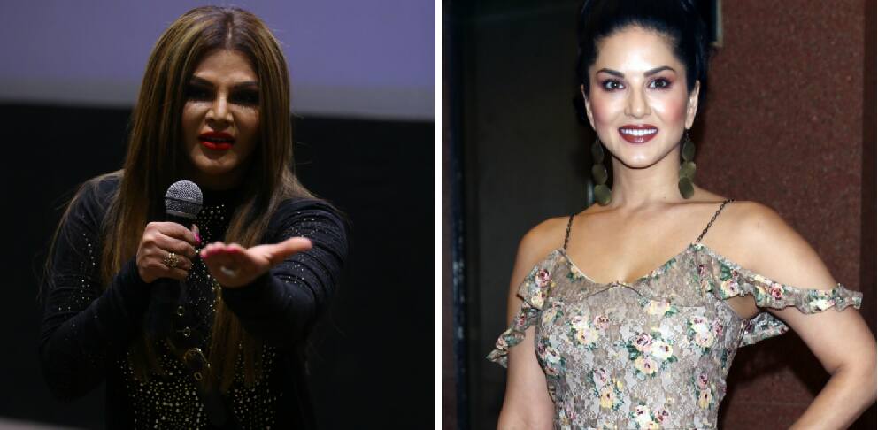 Rakhi Sawant And Sanny Leone Porn Video - Rakhi Sawant accuses Sunny Leone of sharing her number with ...