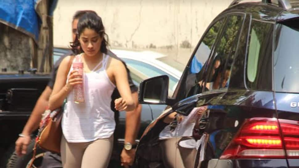 Janhvi Kapoor arrives from Sridevi&#039;s prayer meet in Chennai, hits gym — Pics inside