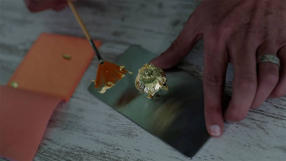 Covered in edible gold, world&#039;s priciest chocolate goes on display in Portugal