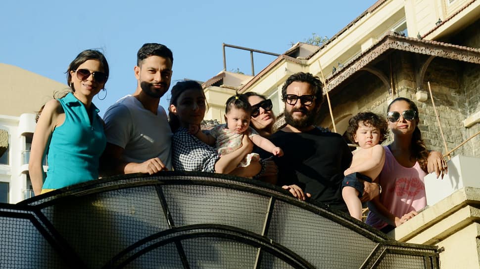 Taimur Ali Khan and Inaaya Naumi Khemu enjoy a day out with family--See Pics