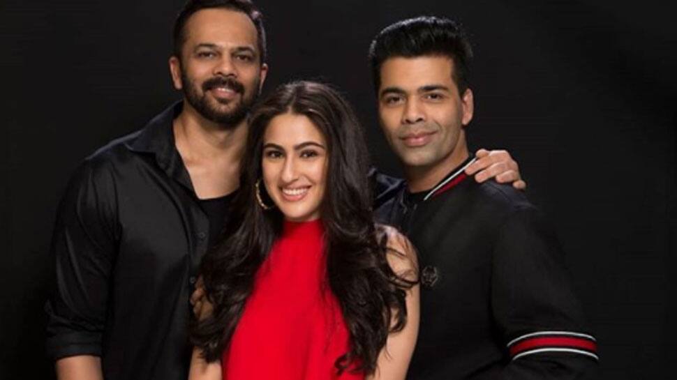 Have you seen Sara Ali Khan, Rohit Shetty and Karan Johar&#039;s &#039;Simmba&#039; selfie yet?