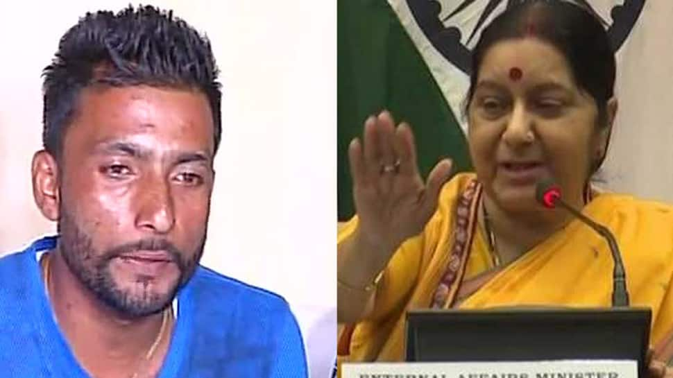 Harjit Masih&#039;s story of fleeing from IS false, was kept in protective custody: Swaraj