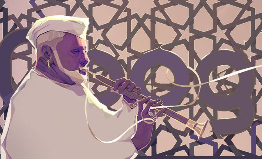 Google Doodle celebrates 102nd birth anniversary of Ustad Bismillah Khan